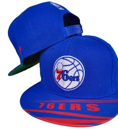 American Basketball "76ers" Snapback Hats 32 Teams Luxury Designer Finals Champions Locker Room Casquette Sports Hat Strapback Snap Back Adjustable Cap a4