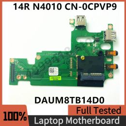 Motherboard Laptop USB Audio Port Board For Dell Inspiron 14R N4010 CPVP9 0CPVP9 CN0CPVP9 DAUM8TB14D0 100% Working