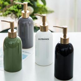 Liquid Soap Dispenser 420ML Multicolor Ceramic Emulsion Dispensing Bottle Gold Preser Dispensers El Club Hand Shower Gel Shampoo
