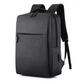 Backpack 2024 Men 15.6 Inch Laptop USB School Bag Rucksack Anti Theft Teenage Teenagers Travel Leisure Schoolbag Pack For Male