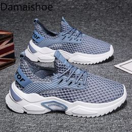 Boots Men's Shoes Summer 2021 New Fashion Shoes Korean Style Hollow Mesh Surface Breathable Deodorant Sneakers Allmatch Casuals Shoes