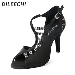 Dance Shoes DILEECHI Selling Latin Woman Salsa Professional Dancing Ballroom Heel 85/75mm