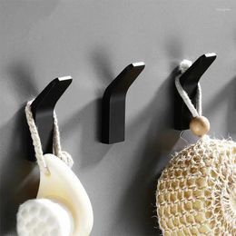 Hooks Black Robe Hook Wall Towel For Bathroom Coat Rustproof Hanger Clothes Hangers Kitchen Accessories