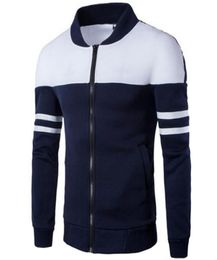 HENGSONG 2018 Spring Autumn Men Golf Jackets Coat Striped Patchwork Slim Fit Jacket For Men Male Man Sport Jacket Sportwear5645202