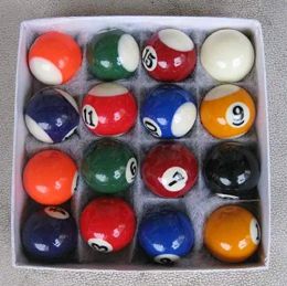 Suzakoo Billiard Balls One Set Small Size for Children Playing Snooker Pool Balls