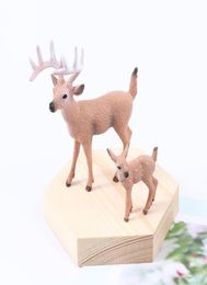 1 pcs Deer Figure Toys Christmas Doll Whitetailed Reindeer Home Party Decoration Xmas Gifts beautiful product9121828