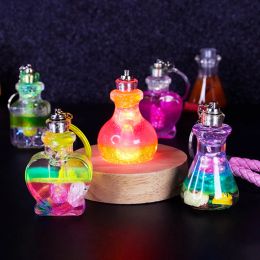 Drifting Bottle Silicone Mould LED Lights DIY Pendant Keychain Drifting Bottle Mould Epoxy Resin Crafts Jewellery Silicone Mould