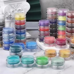 6 Colors/Set Mica Powder for Epoxy Resin Pearlescent Epoxy Resin Dye Pearl Pigment for Nail Art,Soap Making,DIY Jewellery Crafts