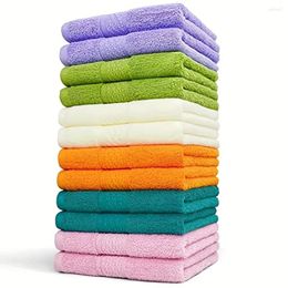 Towel 12pcs Soft Wash Cloths Bathroom Washcloths For Body Face Table Counter Cleaning Rag Assorted Colors 13x13inch Hand Towels