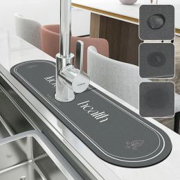 Kitchen Sink Splash Mat Faucet Absorbent Mats Sink Splash Guard Counter Protector Pads Kitchen Bathroom Accessories Home Decor