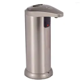 Liquid Soap Dispenser Sensor Activated Touchless Stainless Steel Adjustable Volume 3 Modes Free Standing Bathroom Hand
