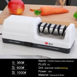 TAIDEA Dimaond electric Knife Sharpener Professional Sharpening System Two Stages Kitchen Knife Ceramic Sharpening Stone GRINDER