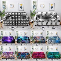 Chair Covers Milk Silk Sofa Cover Super Stretch Slipcovers Universal Durable Couch Washable Furniture Protector For Living Room