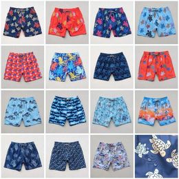 Men's Shorts High Quality Brand Vilebre Beach Board Shorts Men Turtles Swimwear Hawaiian Shorts Men Briefs Beach Shorts Sports Surf Board J240409