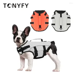 Dog Apparel Dogs Life Jacket Swimming Vest With Reflective Strip Summer Pet Clothes For Small Medium Water Pool Playing Supplies