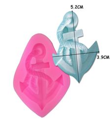 Diy Ship Anchor Mould Rudder Sign Dropping Glue Mould Boat Rope Modelling Silicone Baking Cake Moulds Decorate 1 2dy J13722063