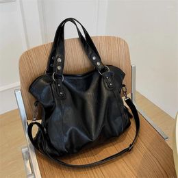 Shoulder Bags High-capacity For Women Solid Color Quality Soft Crossbody Handbag Lady Travel Tote Bag Fashionable Minimalist