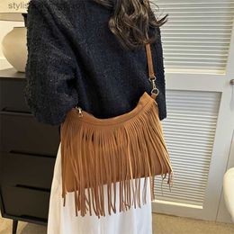 Other Bags Shoulder Bags Bohemian Fringe Crossbody Bag - Stylish Retro Shoulder Bag for Women Perfect Hippie Handbag and Purse Option