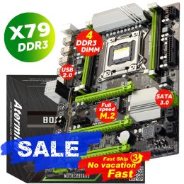 Motherboards Atermiter X79 Turbo Motherboard Mainboard LGA2011 ATX USB 2.0 SATA3 PCIE NVME M.2 SSD REG ECC PC3 DDR3 Memory Xeon E5 PC Gaming