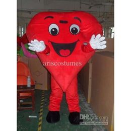 Mascot Costumes Foam Cute Funny Heart Shape Cartoon Plush Christmas Fancy Dress Halloween Mascot Costume