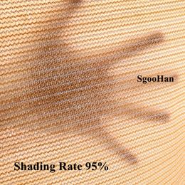 SgooHan HDPE Anti-UV Shading Net Outdoor Awning Sunshade Net Succulent Plant Cover Sunscreen Swimming Pool Shade Sail Cloth