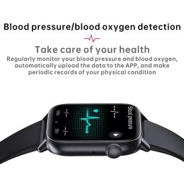 Xiaomi Bluetooth Call Smart Watch 1.83 HD 240*280 Screen True Blood Oxygen Body Thermometer Smartwatch Women 100+ Sports mode