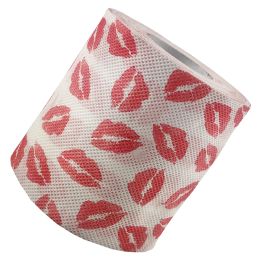 Red Lipstick Printed Roll Home Tissue Toilet Decorative Printing Napkin Pure Wood Pulp