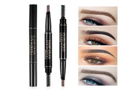 Handaiyan Waterproof Eyebrow Pencil Whole Automatic Eye Brow pencils with Brush Natural Easy to Wear Makeup Tattoo Pen6781123