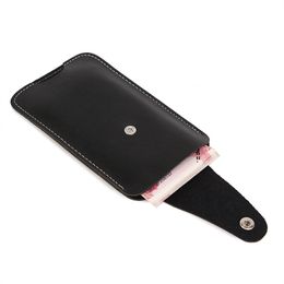 Universal Leather Case for iPhone Samsung Mens Waist Pack Belt Clip Bag for Mobile Phone Pouch Holster