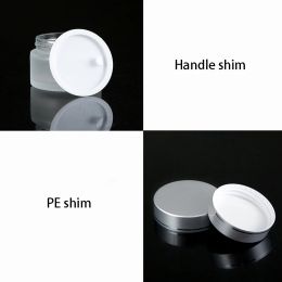 Frosted Glass Refillable Ointment Bottles Empty Cosmetic Jar Pot Eye Shadow Face Cream Container 5/10/15/20/30/50/100g 1pc