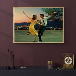 Classic Romantic Comedy Film La La Land Retro Movie Poster Canvas Painting and Print Wall Art Picture for Living Room Home Decor