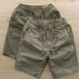 Men's Shorts Men Sports Side Pockets Wide Elastic Waist Sweatpants Drawstring Solid Colour Male Training Short Pants