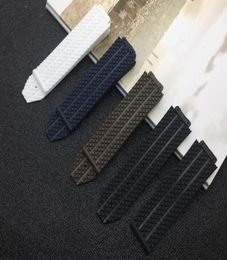 Black White Brown Blue Silicone Rubber 2517mm For strap for band authentic Watchband with on19333344