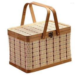 Plates ABSF Bamboo Braided Zongzi Moon Cake Spring Festival Year Specialty Pastry Dried Fruit Toy Storage Baskets Egg Basket