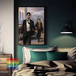 Classic Video Game Mafia 2 Mafia 3 Poster Gun Car City Canvas Poster Game Room Bedroom Bar Decorative Paintings Home Wall Decor