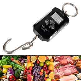 Heavy Duty Portable Electronic Weighing Scale Weight 200kg/100g Crane Scale Fishing Travel Hanging Hook Scales Backlight