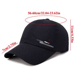 2023 Summer Luxury Brand Baseball Cap Sports Running Sweat Male Golf Caps Quick Dry Men Women Solid Colour Snapback Hat bone hat