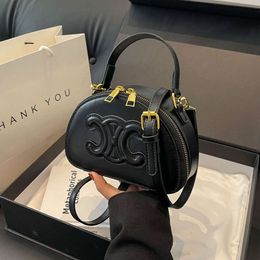 Leather Handbag Designer Sells New Women's Bags at 50% Discount Small Bag for Womens with Luxury Handheld One Shoulder Crossbody