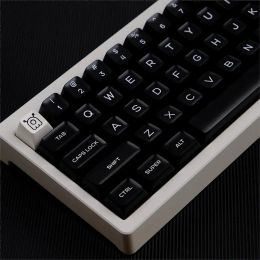 Keyboards 160 Keys WOB SA Profile GMK Keycap Black White Double Shot PBT Keycaps For Mechanical Keyboard ISO Enter 7U Spacebar GMK67 K500