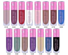 Lip Gloss Liquid Lipstick Makeup Waterproof Long Luster 3 Color Whole Cosmetics Kiss Proof Lasting6304884