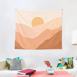 Tapestries Warm Sunset Tapestry Wall Carpet Wallpapers Home Decor Hangings Decoration Cute Room Things