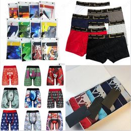 Summer Men underwear ethikaa flat angle trendy shorts ice silk printed sports quick drying bottom plus size shorts