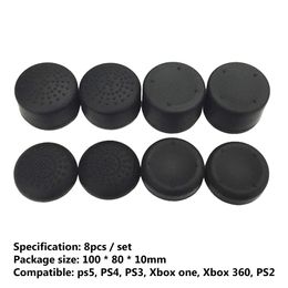 8pcs Controller Silicone Analog Thumb Stick Grip Cap Joystick Cover for PS5/PS4/PS3/PS2/Xbox 360/Xbox One Game Accessories