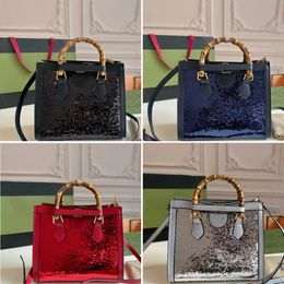 Brand Trend New Fashion Tote 27cm Women's Classic Shopping Bag Designer Light Luxury 7A Quality Sequined Multi-Functional Crossbody Bag 4 Colour Delicate Tote Bag