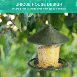 Creative Automatic Bird Feeder Outdoor Hanging Wild Bird Feeder Accessories Supplies For Outdoor Garden Yard Decoration
