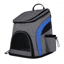 Cat Carriers Dog Carrier Backpack Pet Travel Bag Portable Backpacks Foldable Breathable Mesh For Outdoor Traveling Hiking