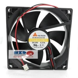 Pads FD249225ES 9225 24V 0.27A 2WIRE Cooling fan 92*92*25mm HZDO FD249225ESN 0.24A laptop computer fan