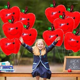 Party Decoration 5pcs Apple Foil Balloons Birthday Fruit Red Helium Globos Balloon Hello Summer Decor Baby Shower Decorations Supplie