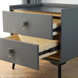 Small Night Tables Side Black Locker Shelves Drawer Modern Nightstand Filing Bistro Kitchen Nachtkastje Office Furniture T50CG