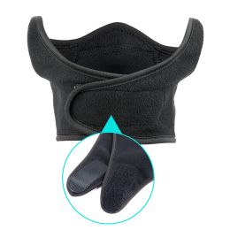 Cold Weather Neck Warmer Ear Cover Fleece Thermal Scarf Mask Face Bandana Skiing Cycling Sport Snowboard Hiking Men Women Winter